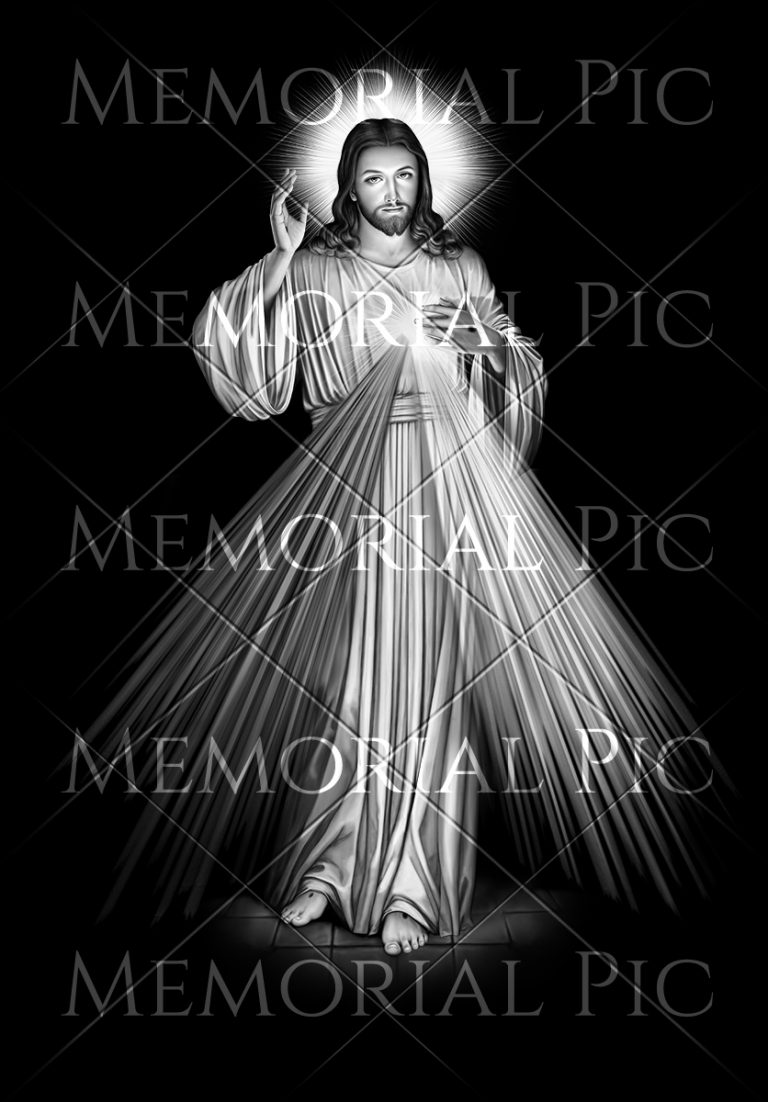 THE DIVINE MERCY OF JESUS - Memorial Pic